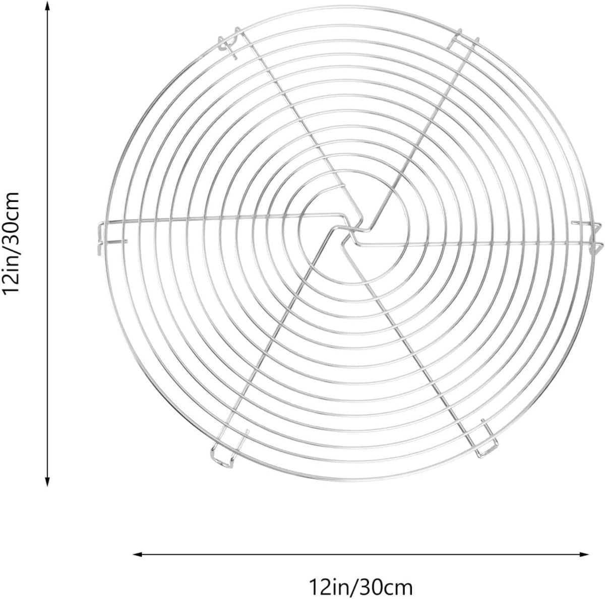 12 Inch Round Stainless Steel Cake Cooling Rack P67120