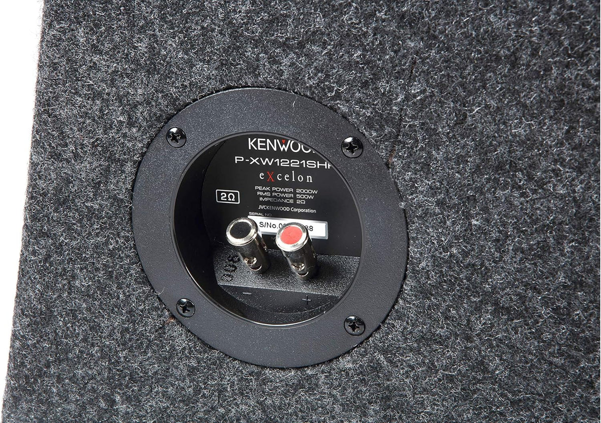 12" Preloaded High Power Subwoofer Enclosure with One 2-ohm 12" Subwoofer O343110
