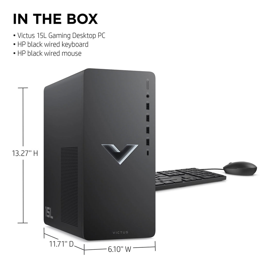 Gaming Desktop PC, AMD Ryzen 5 5600G, 8GB RAM, 512GB SSD A8156