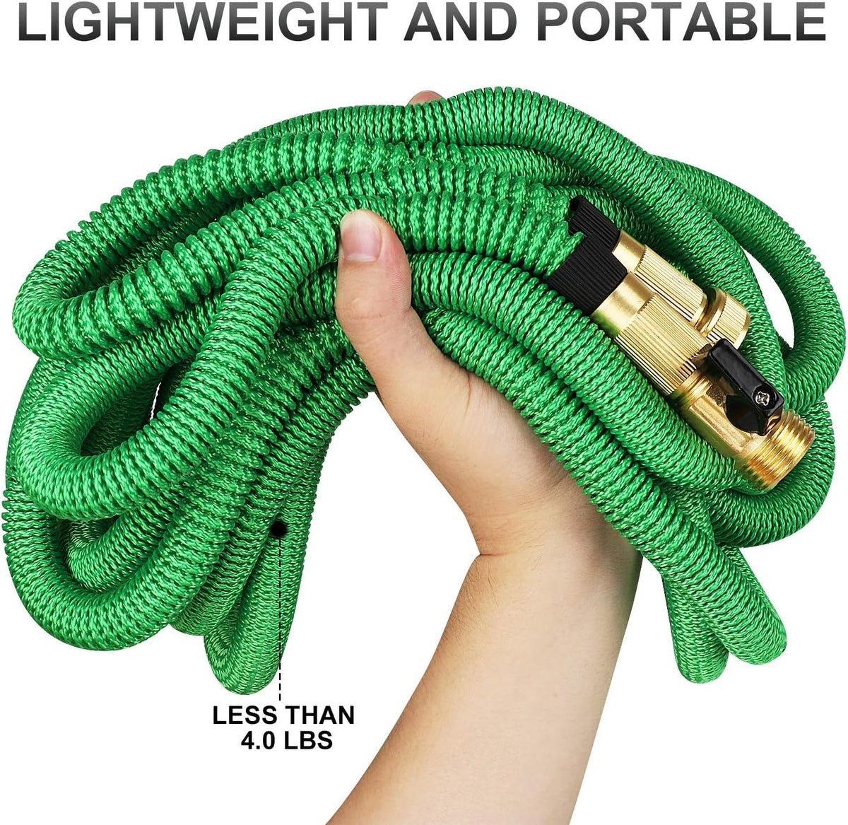 Expandable Garden Hose Pack of 2 with Brass Connectors G26822