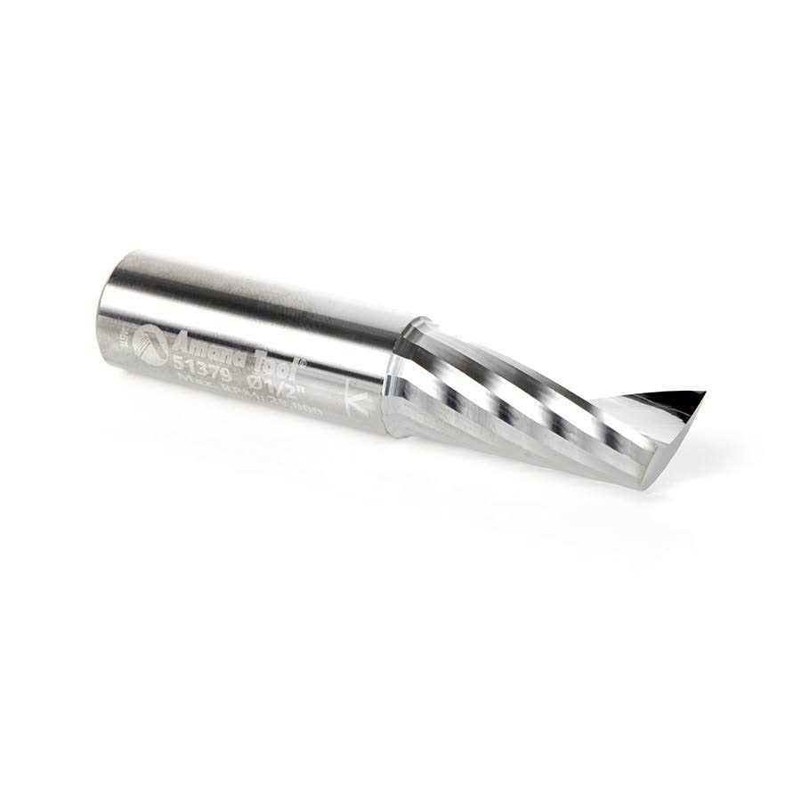Solid Carbide CNC Spiral Single Flute Aluminum Cutting Up-Cut Router Bit E4490