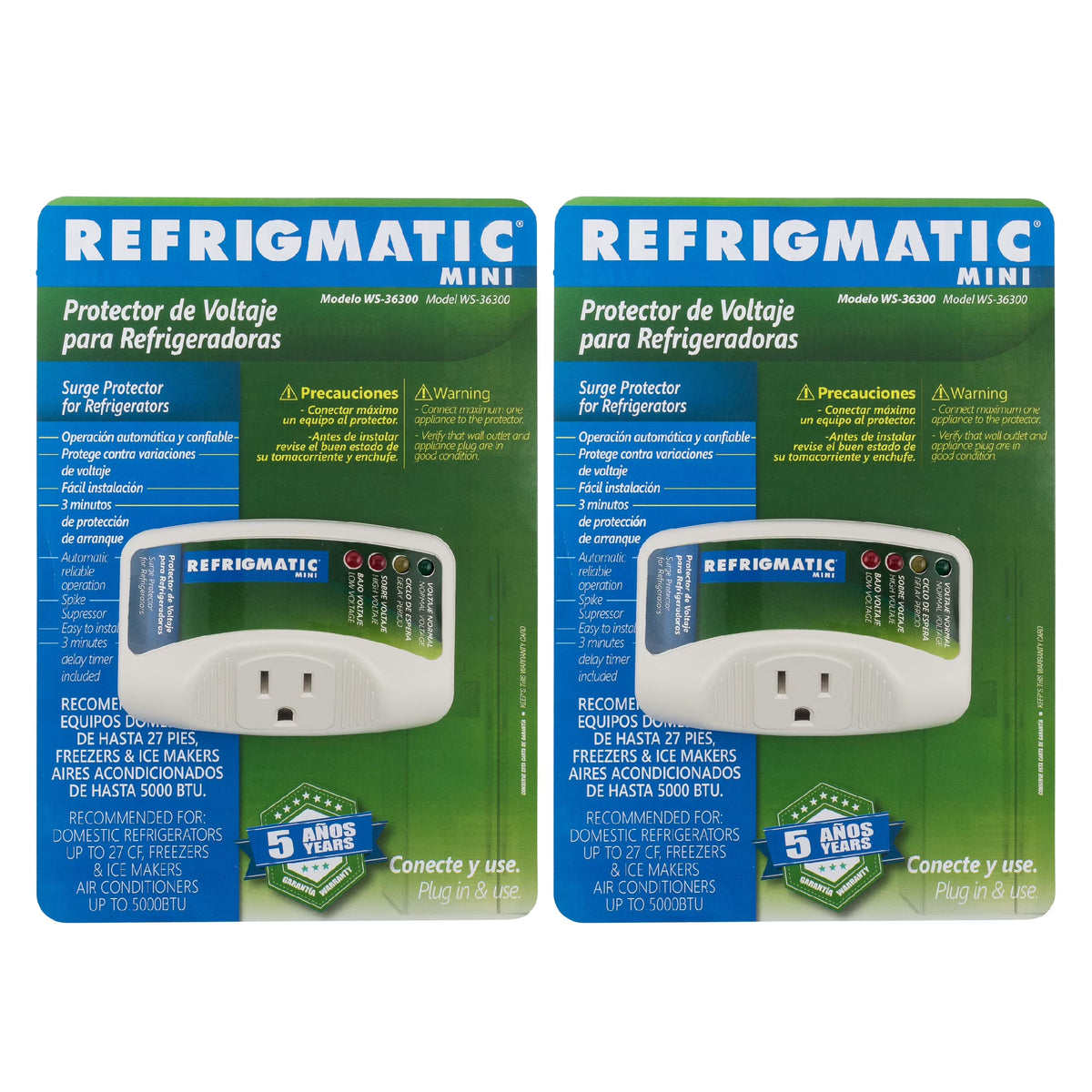Electronic Surge Protector for Refrigerator (2 Pack) I6228
