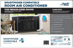 8,000 BTU Smart Window Air Conditioner Y68167