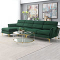 111" L Shape Recliner Sectional Sofa X61872