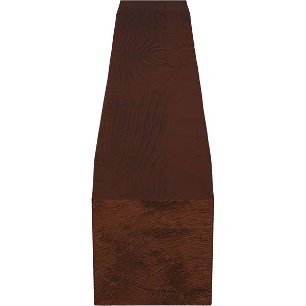 Sandblasted Faux Wood Fireplace Mantel, Natural Pecan W9211