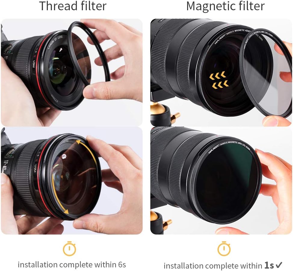 62mm Magnetic Lens Filter Kit with 4 in 1 Filter Pouch Z884037
