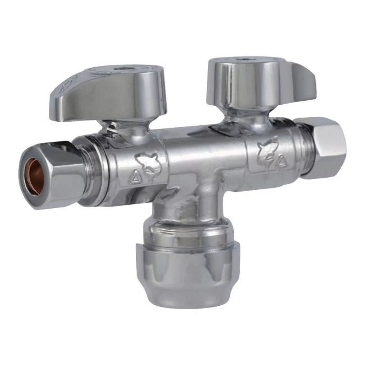 0.5 in. x 0.375 x 0.375 Dual Stop Valve T6270