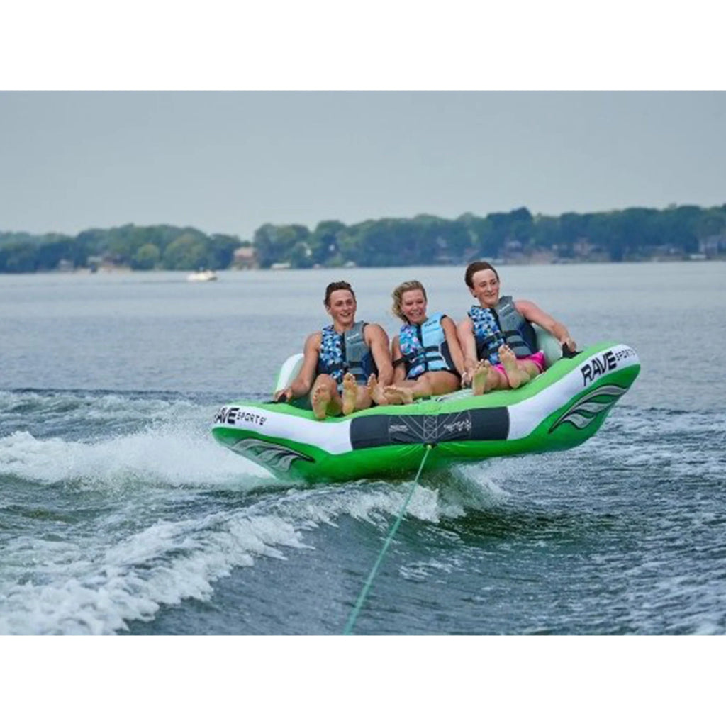 Inflatable Towable Water Tube Raft, Green R9206