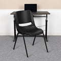 Black Ergonomic Stack Chair R602