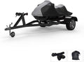 Gray/Black All Weather Jet Ski Covers with Trailer Straps and Storage Bag X490864