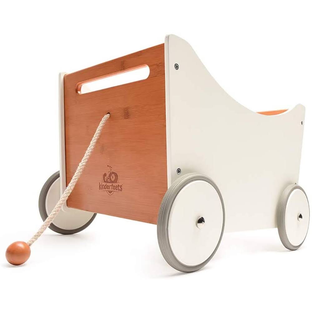 White Wooden Toy Storage Box Walker B819724