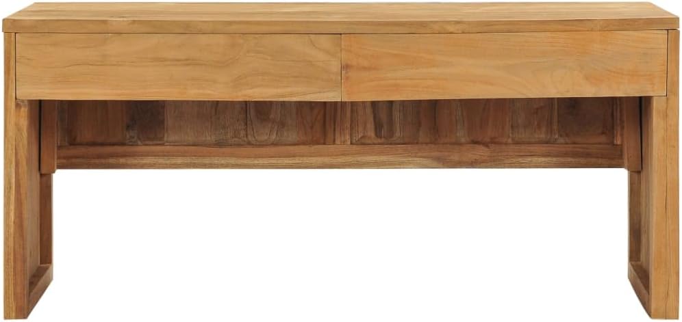 39.4"x13.8"x17.7" Solid Wood Teak TV Stand J3343