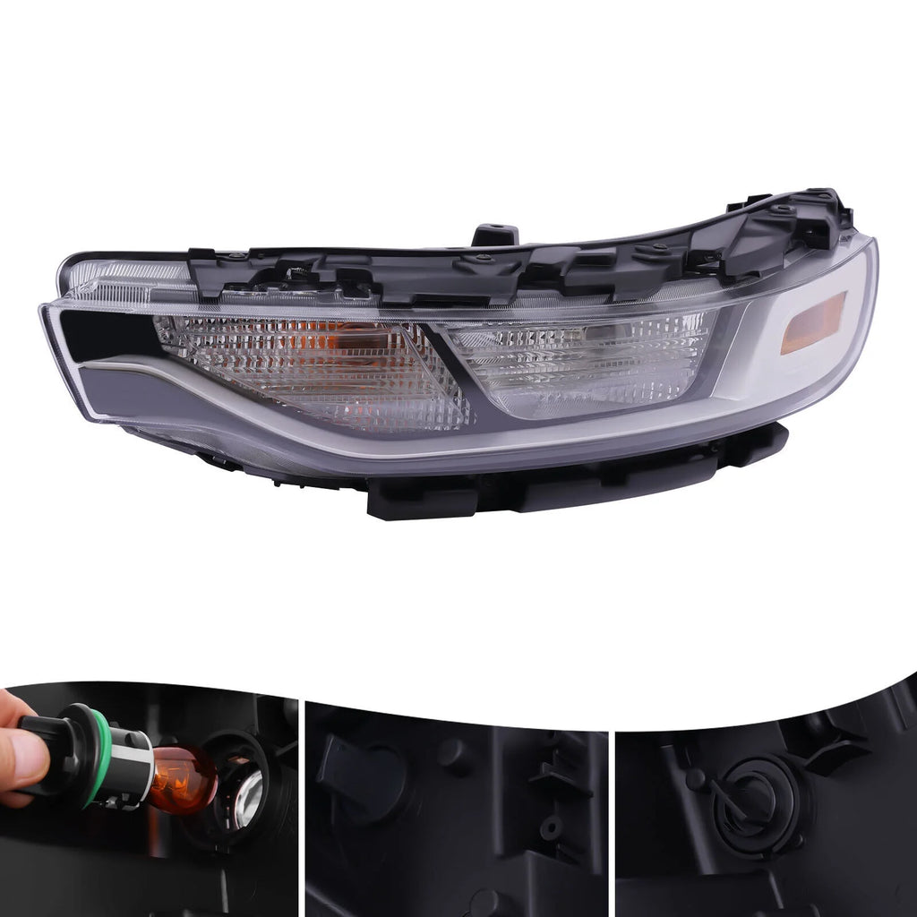 Daytime Running Light Left Driver Lamp Halogen With Bulb K202