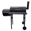 30" BBQ Charcoal Grill Offset Smoker with Cover I165