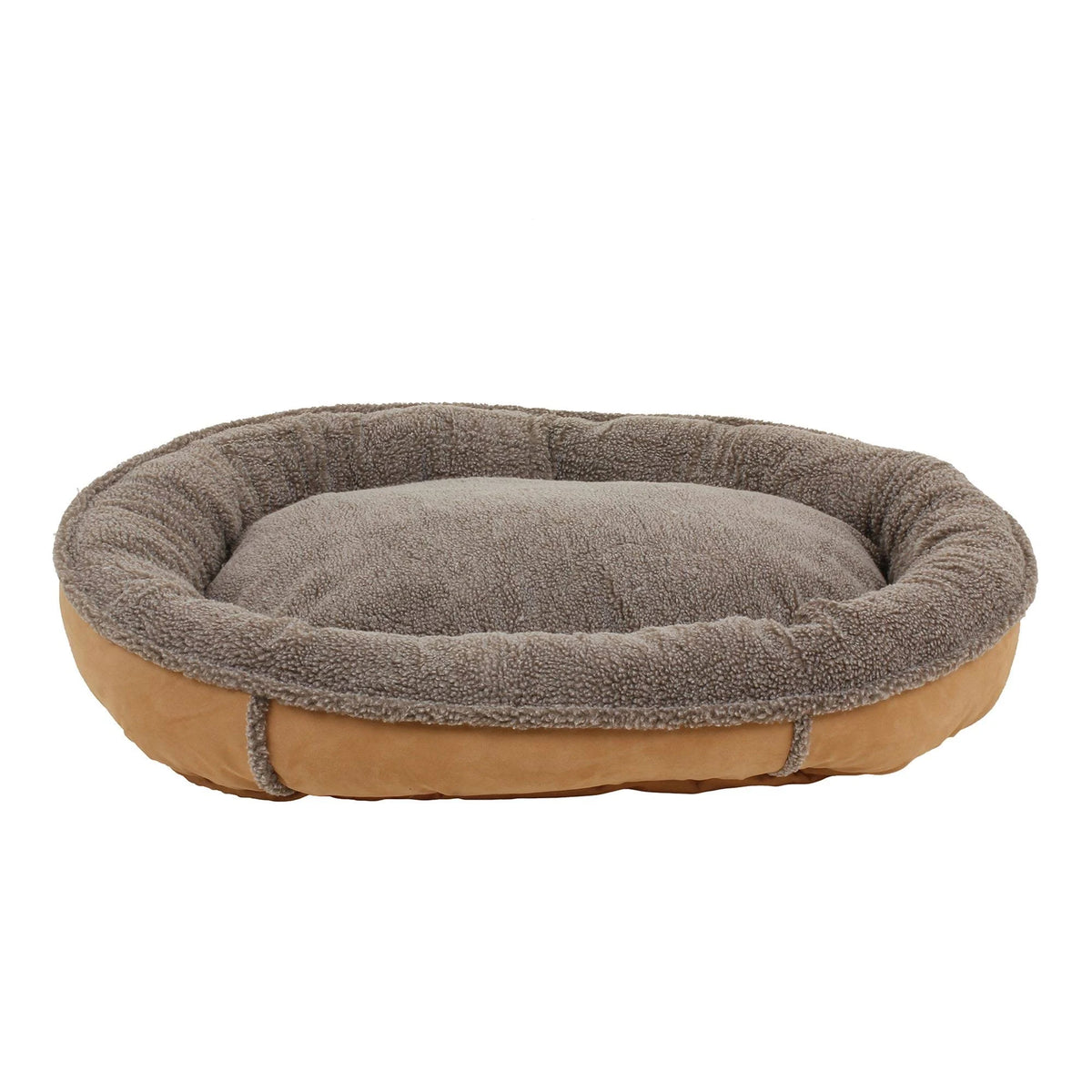 Caramel Polyester Dog Bed S12590