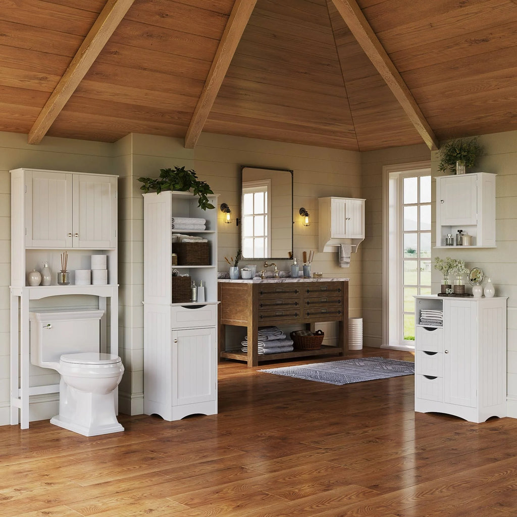 White One Door Wall Cabinet I20891