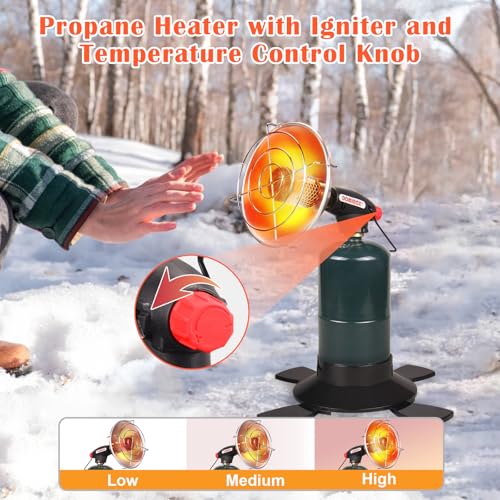 6200BTU Propane Heater with Igniter and Temperature Control Valve T294817