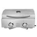 Portable 2 Burner Stainless Steel Propane Grill Q3210