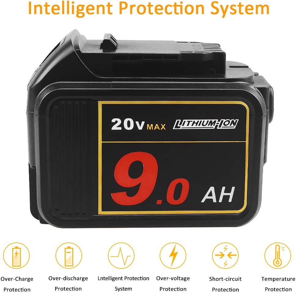 20V 9.0Ah Lithium Ion Battery Pack of 2 M9430