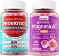Magnesium Supplements 400mg Sugar Free Probiotics Gummies O9029