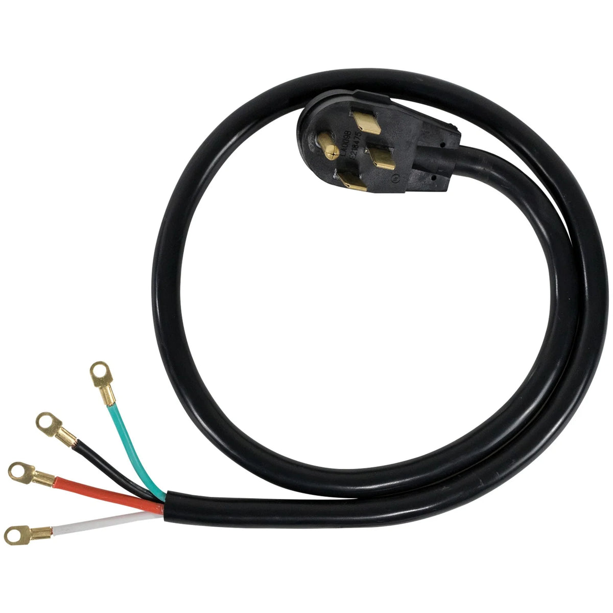 4-Wire Closed-Eyelet 40-Amp Range Cord, 6ft D65590