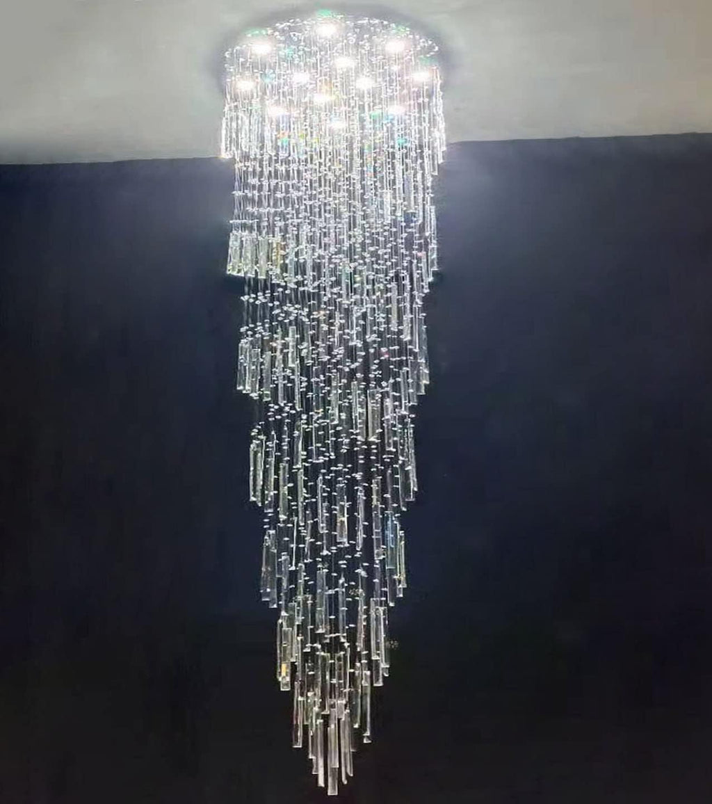 Crystal Chandelier for High Ceiling Z390242