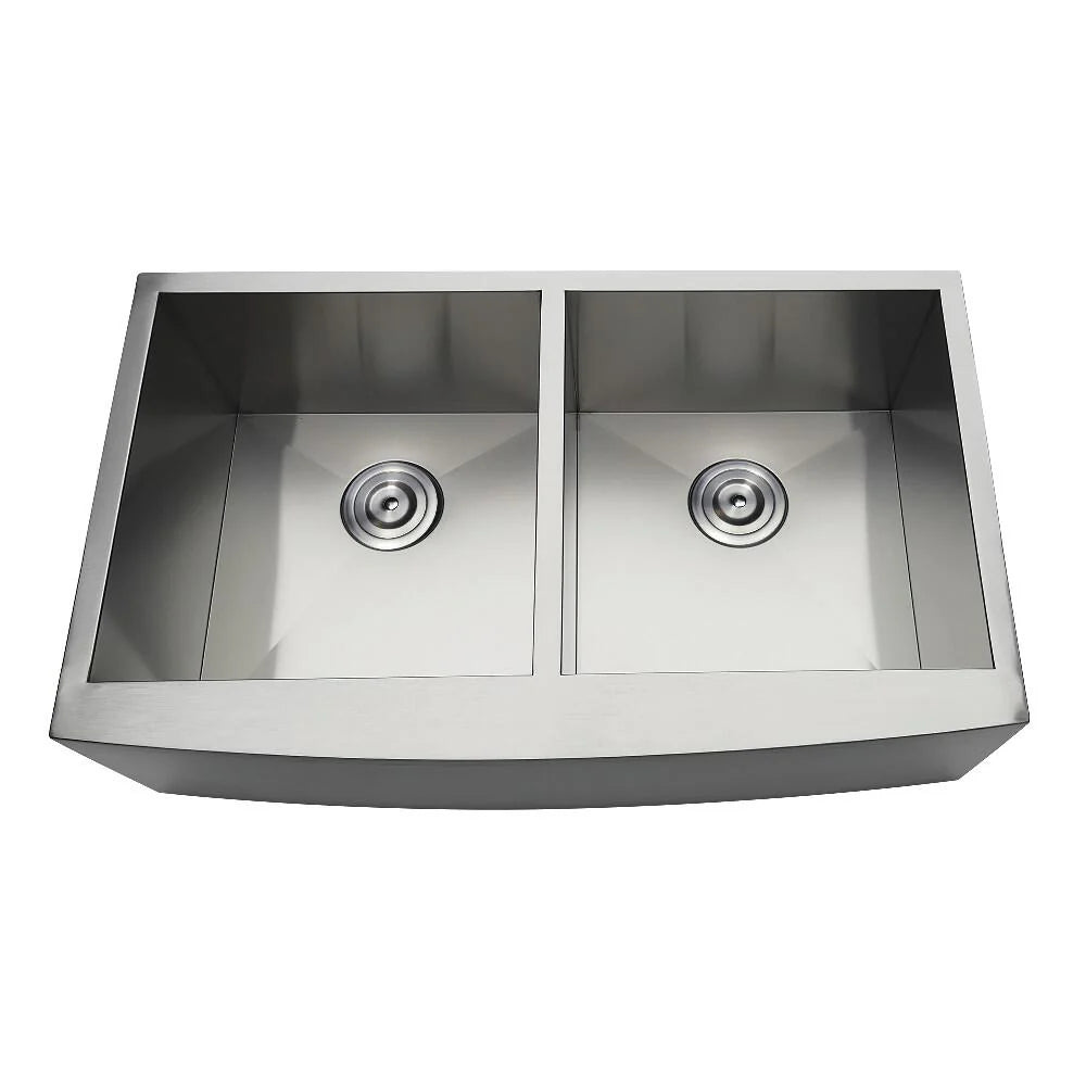33 In. Stainless Steel Double Farmhouse Kitchen Sink P93160