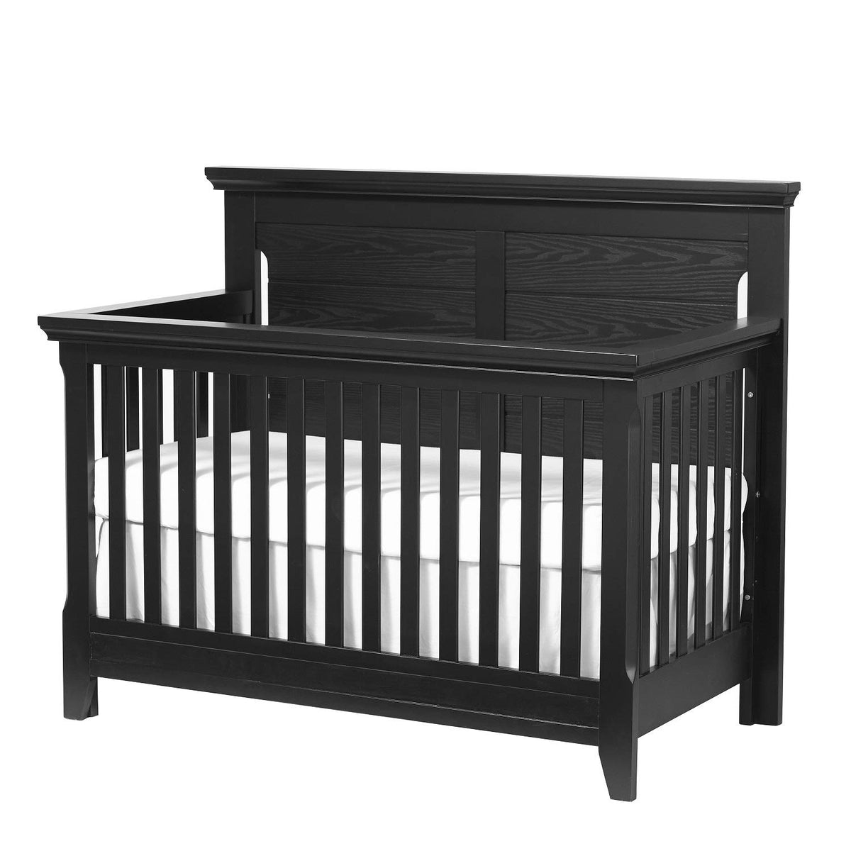4 in 1 Convertible Crib in Classic Heritage Black Finish O2498
