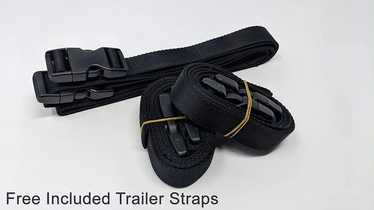 Gray/Black All Weather Jet Ski Covers with Trailer Straps and Storage Bag X490864