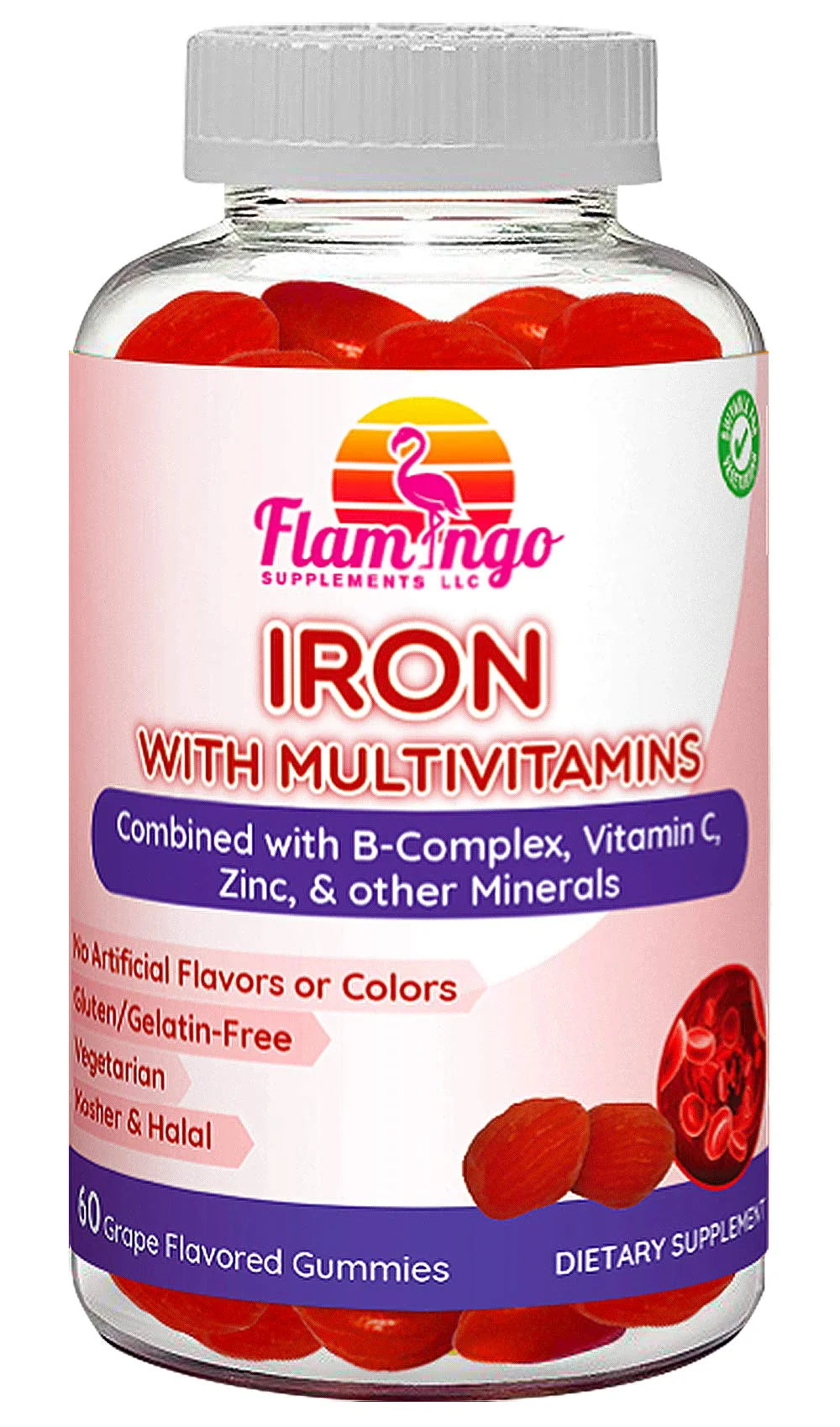Iron Multivitamin Gummies 60 Ct Q801