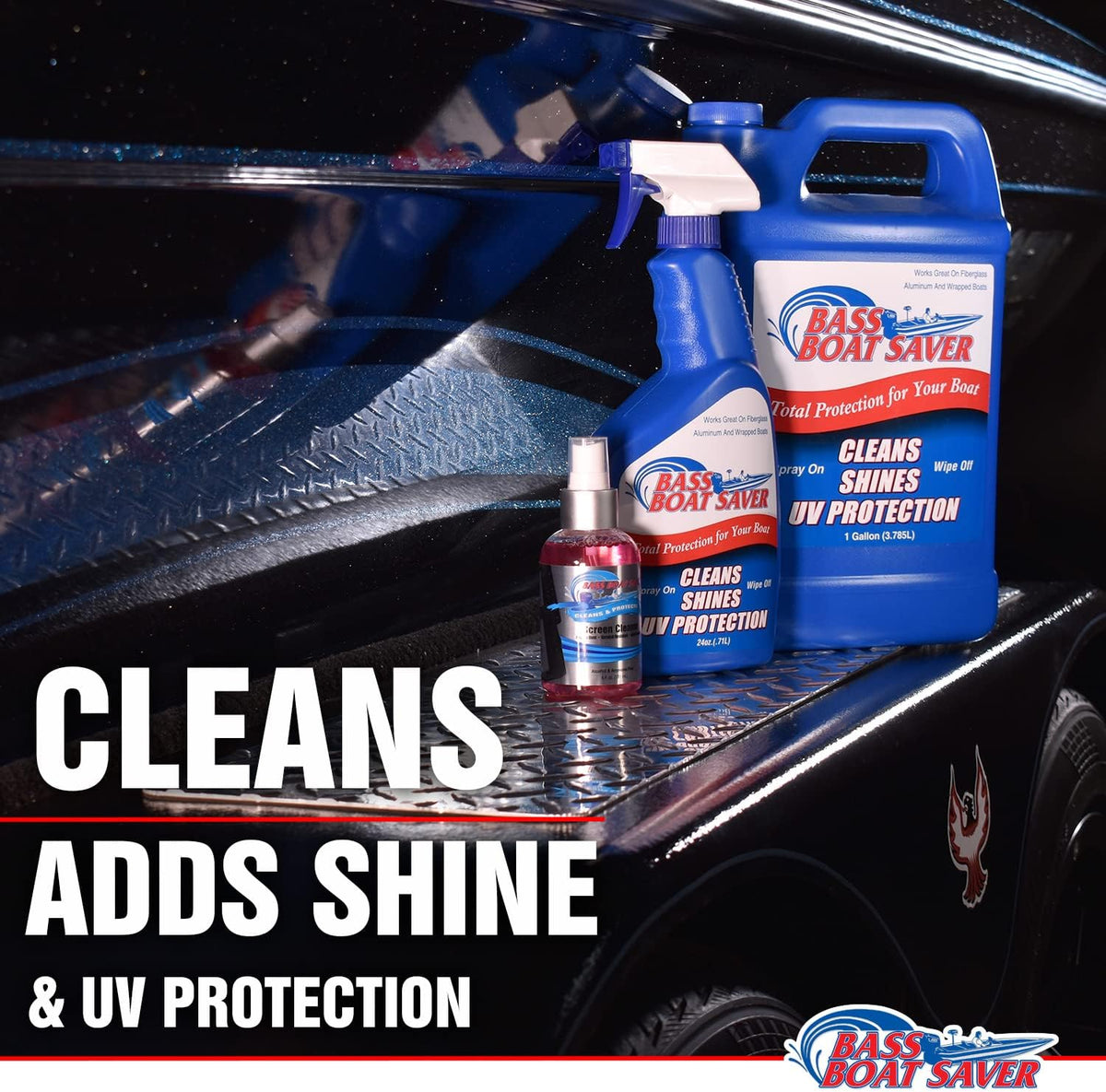 1 Gallon Hard Water Spot Remover with UV Wax Protection Spray Bottle Pack of 2 P443448