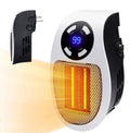 500W Mini Plug-in Wall Heater with Digital Timer H483854