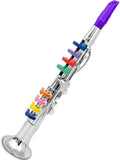 Set of 3 Kids Toy Clarinet, Toy Saxophone and Toy Trumpet Wind Instruments C48676
