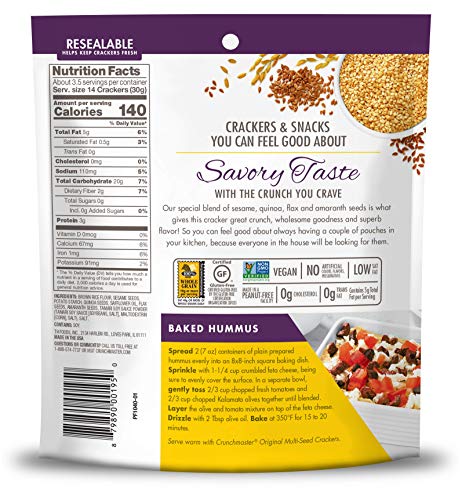 Multi-Seed Crackers, Original, 4.5 oz. D10238