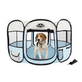 38-Inch Portable Pop-Up Dog Playpen with Carry Bag J678707