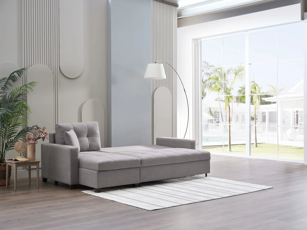 102" Queen Sleeper Reversible Sectional with Storage M227