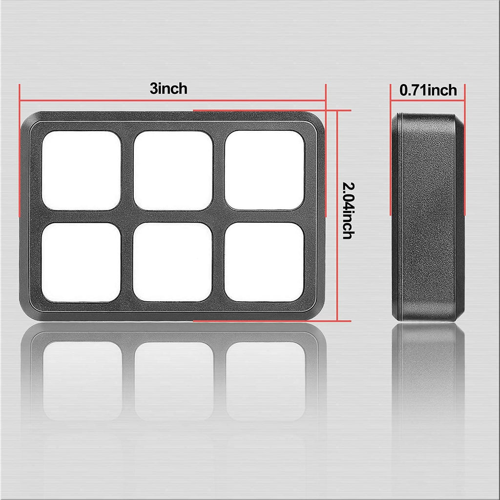 6 Gang LED Switch Panel with Relay System Circuit Control Box A420199