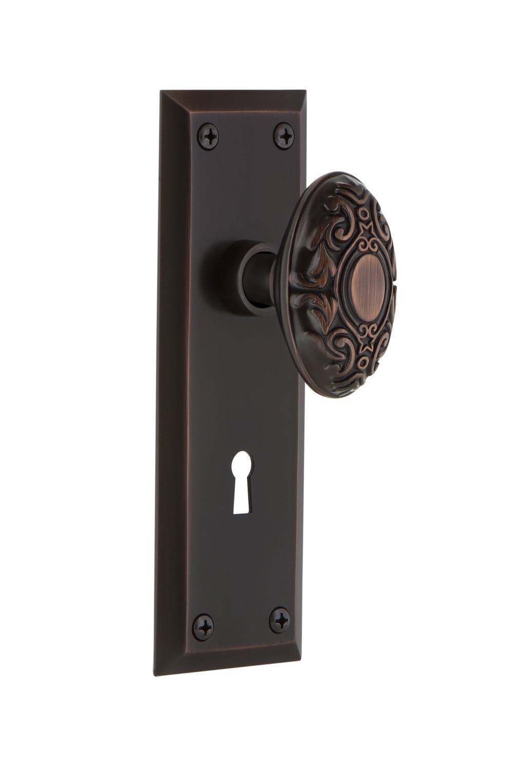 Victorian Door Knob with Keyhole Passage C66168