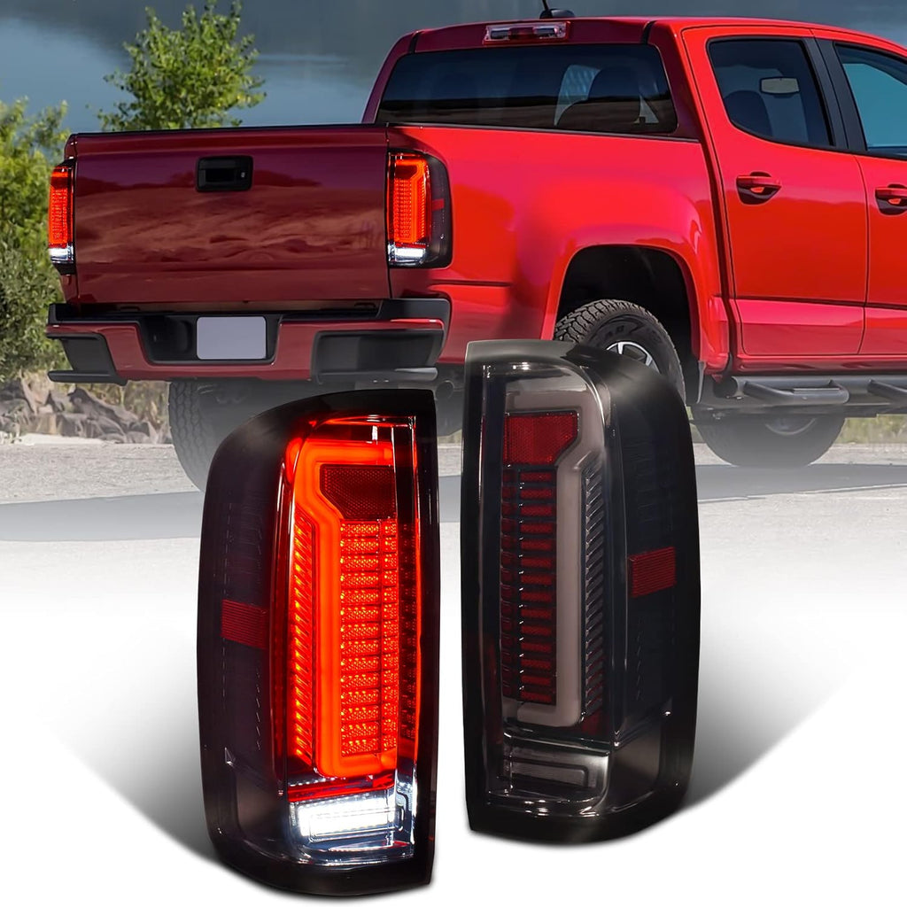 Black Smoked Lens LED Tail Lights U52061