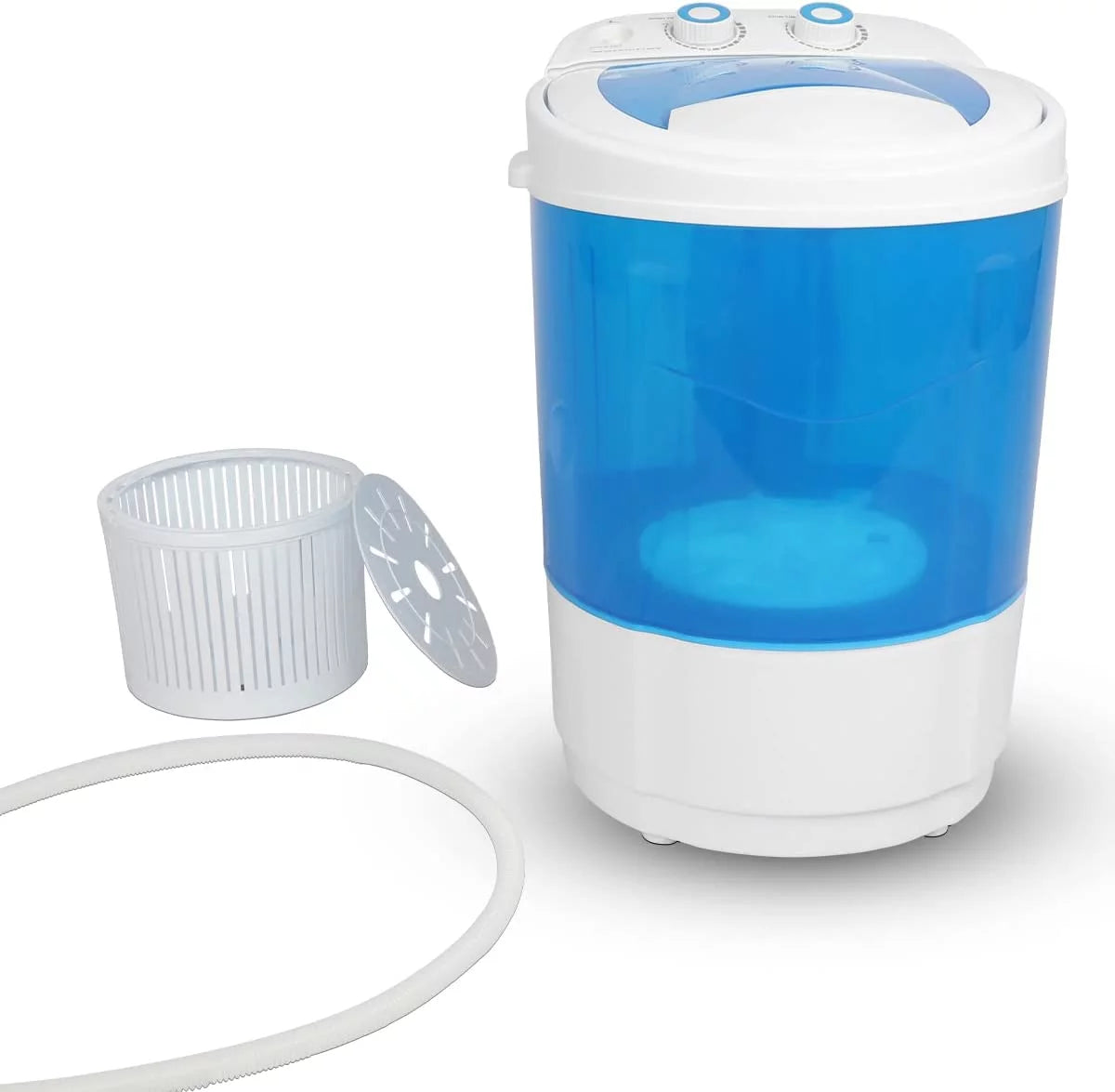 7.7lbs Mini Portable Washing Machine with Spiner Basket H75693