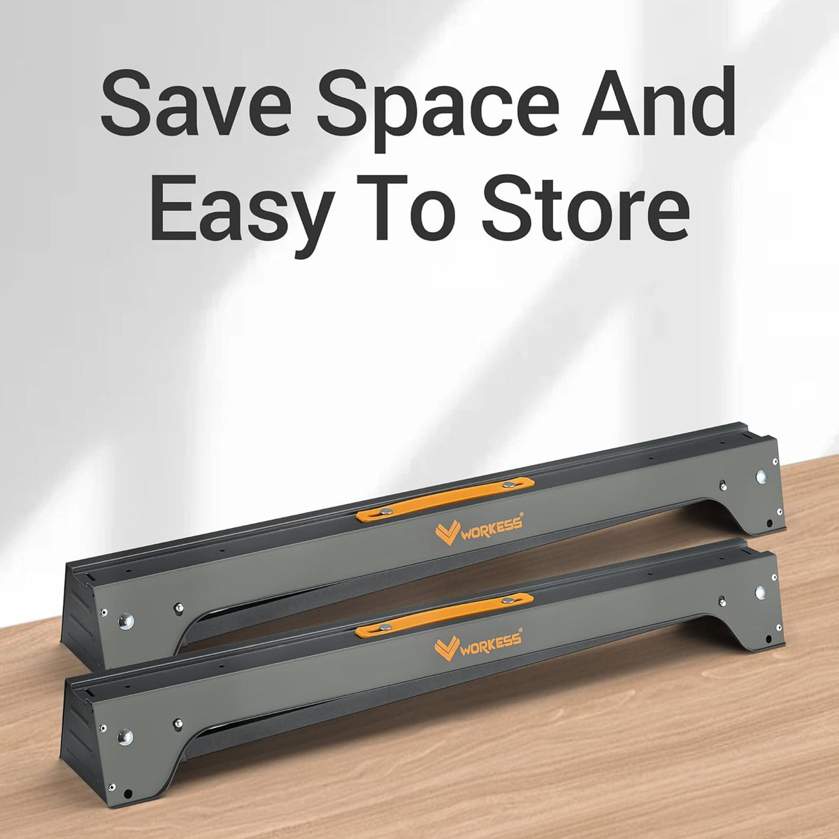 Sawhorse 2 Pack Portable Folding Heavy Duty 1100 LBS Weight Capacity G5542