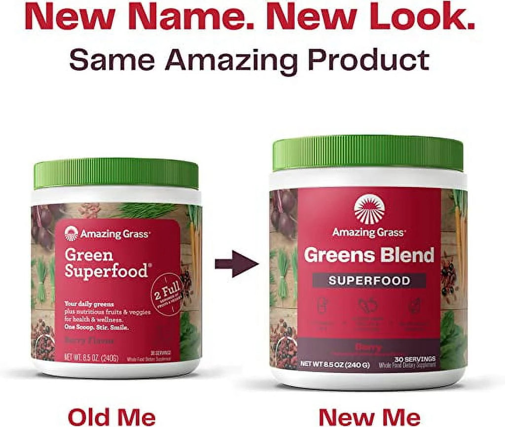 Greens Blend Superfood Berry 8.5 oz M5991