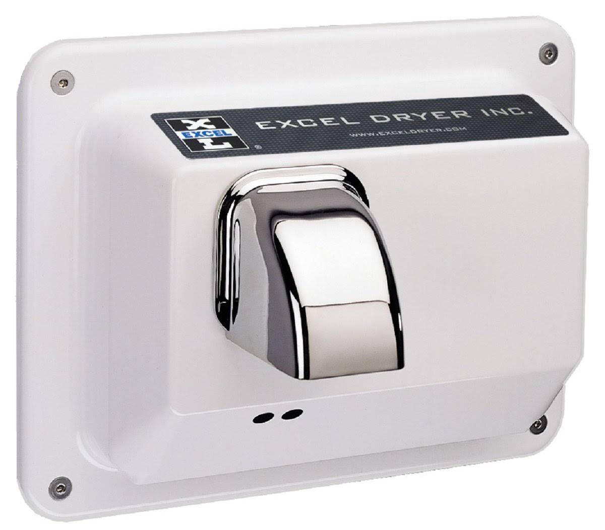 Recessed Mount White Hand Dryer C8747