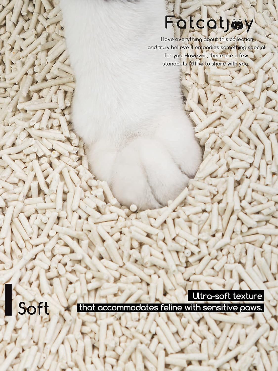 Flushable Clumping Natural Unscented Cat Litter (5.5lb x 3Pack) C99783
