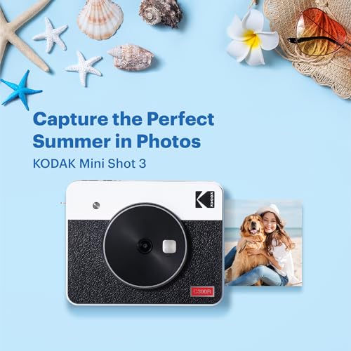 2-in-1 Instant Camera and Photo Printer with 60 Sheets Cartridge Q1670