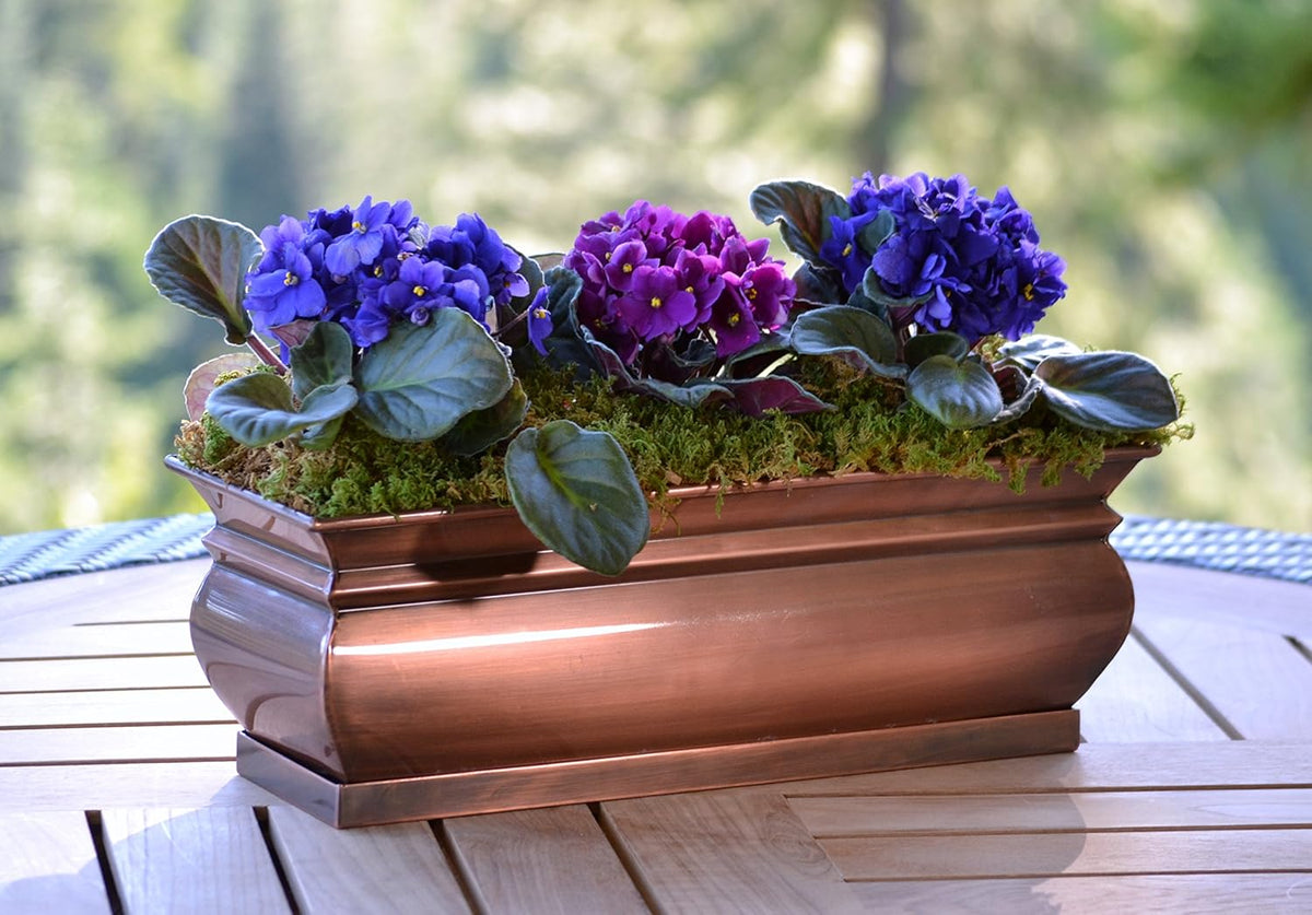 Rectangular Herb Planter Pots 16 x 6 x 5.75 Inches S88233