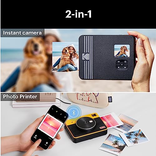 2-in-1 Instant Camera and Photo Printer with 60 Sheets Cartridge Q1670