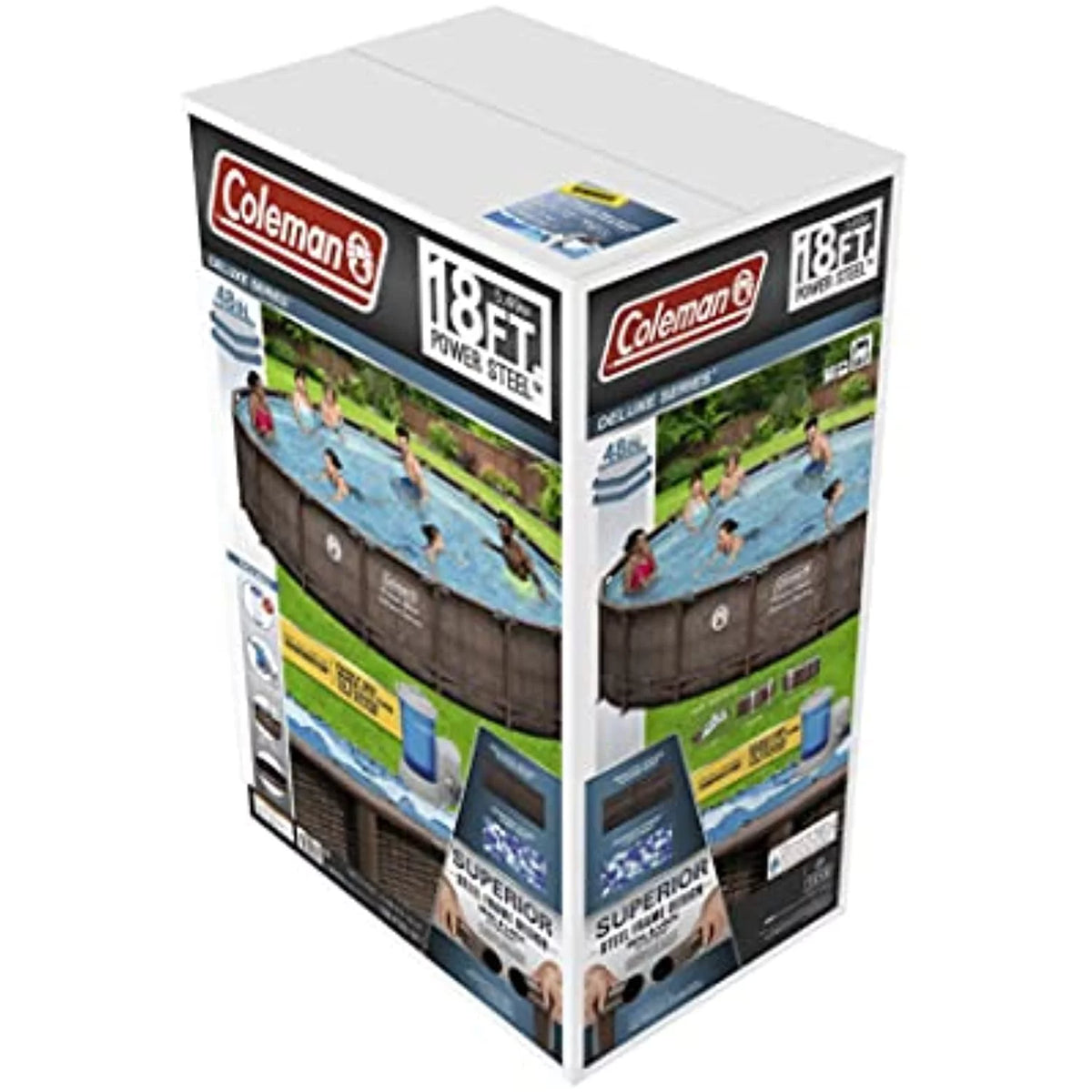 Round Metal Frame Above Ground Pool Set D2549