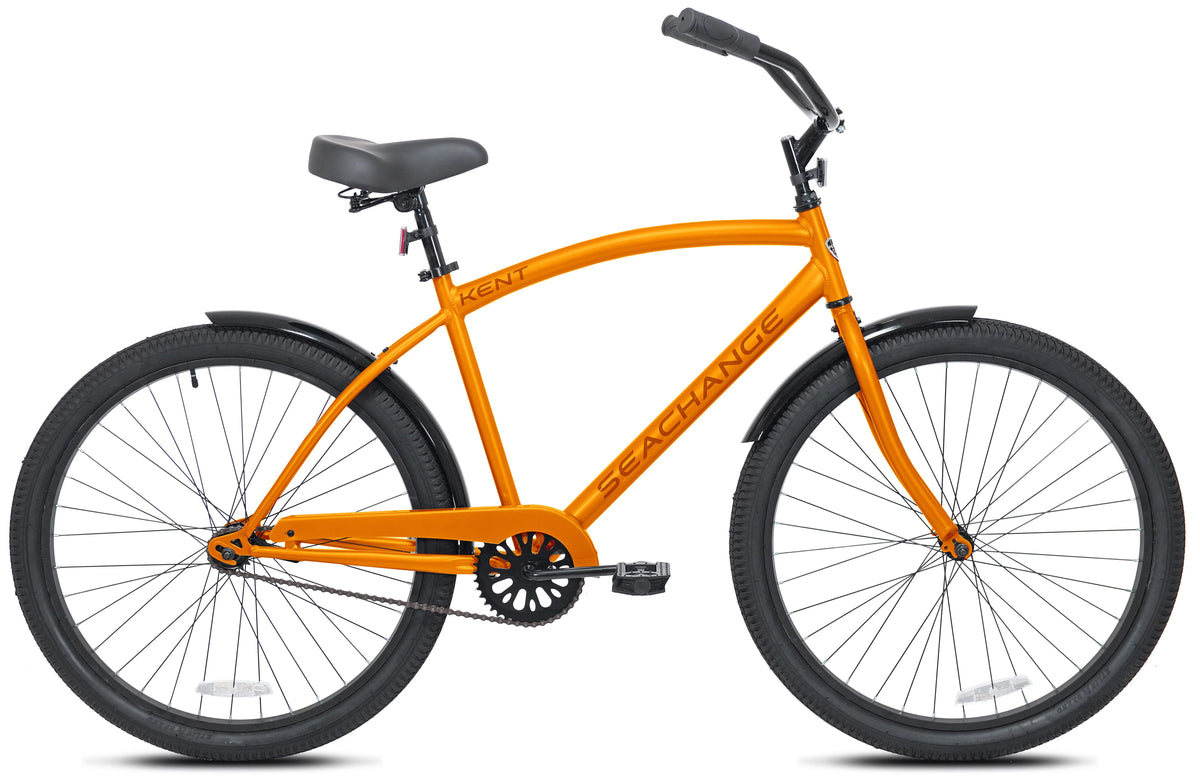 Orange 24-inch Beach Cruiser Bicycle Z297978