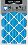 Pleated Air Filters MERV 7 Carbon Qty 6 X86014